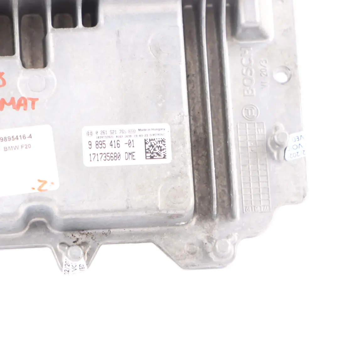 BMW F20 F21 LCI 118i B38 136HP Engine Control Unit ECU DME Automatic - SKU 9895416-4 - Part number 9895416