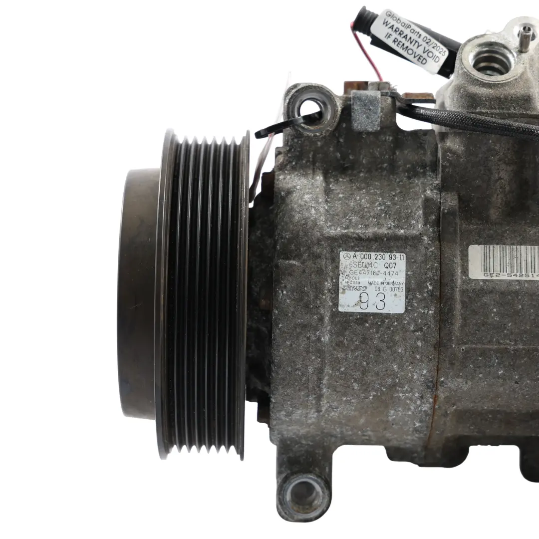 Conditioning AC Compressor to Mercedes R171 Air with Part number A0002309311 Mercedes R171 Air Conditioning AC Compressor - SKU A0002309311 - Part number A0002309311