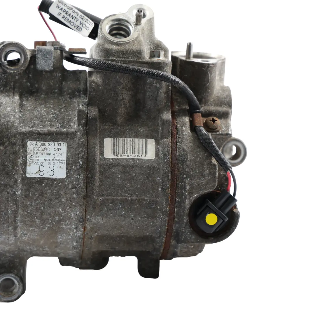 Klima Anlage Klima Kompressor für Mercedes R171 mit Teilenummer A0002309311 Mercedes R171 Klima Anlage Klima Kompressor - SKU A0002309311 - Teilenummer A0002309311