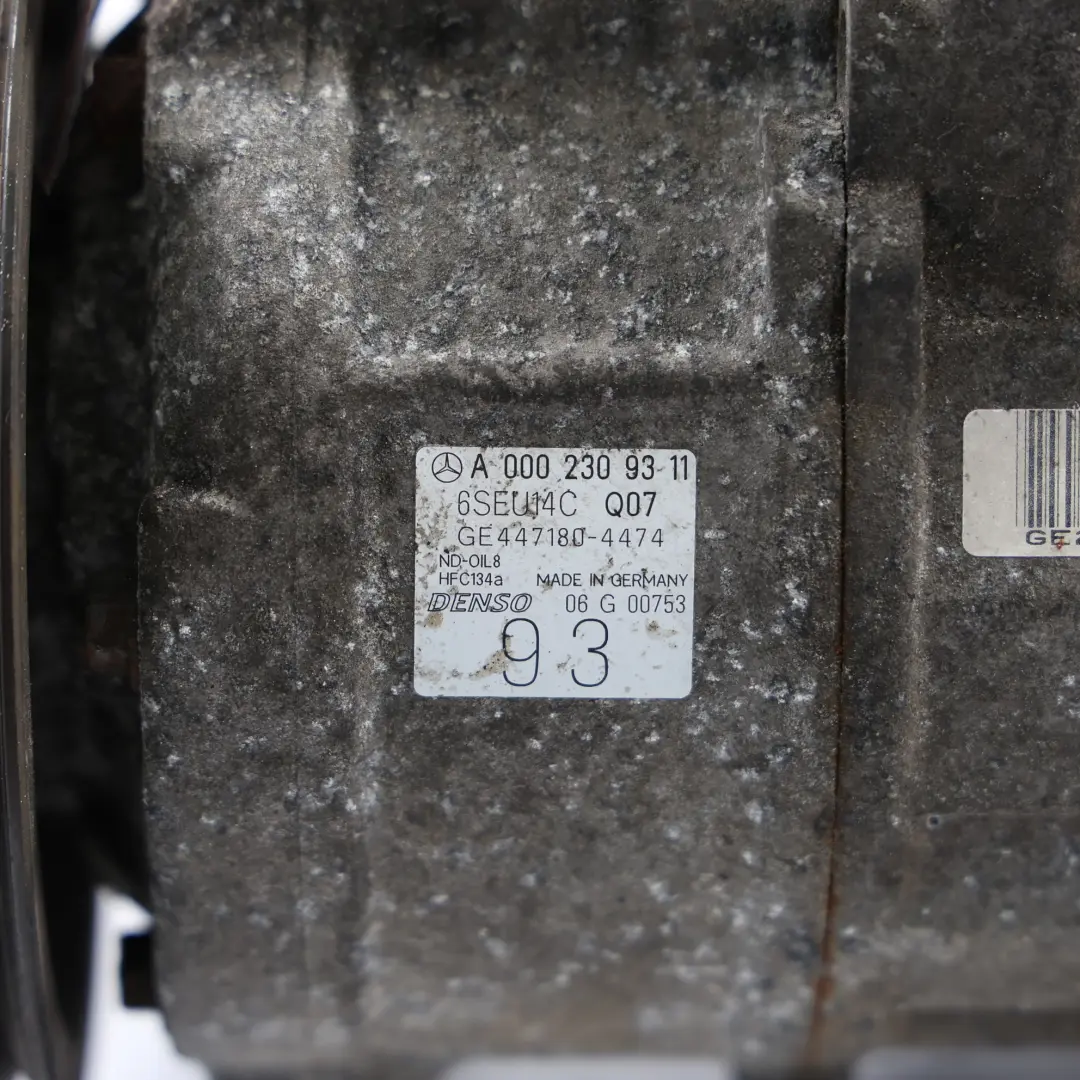 Klima Anlage Klima Kompressor für Mercedes R171 mit Teilenummer A0002309311 Mercedes R171 Klima Anlage Klima Kompressor - SKU A0002309311 - Teilenummer A0002309311