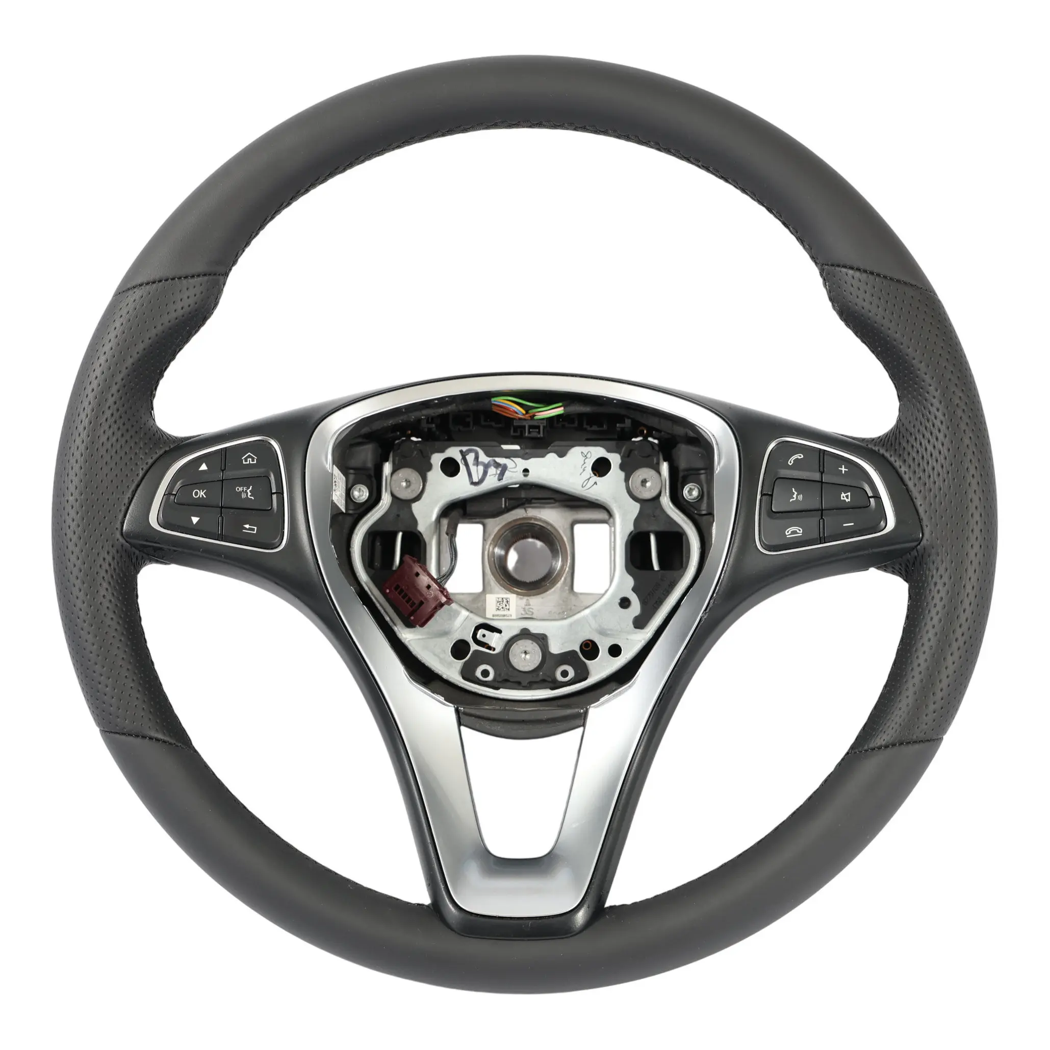 Steering Wheel Mercedes W205 X253 NEW Black Leather Multifunction A0004601803