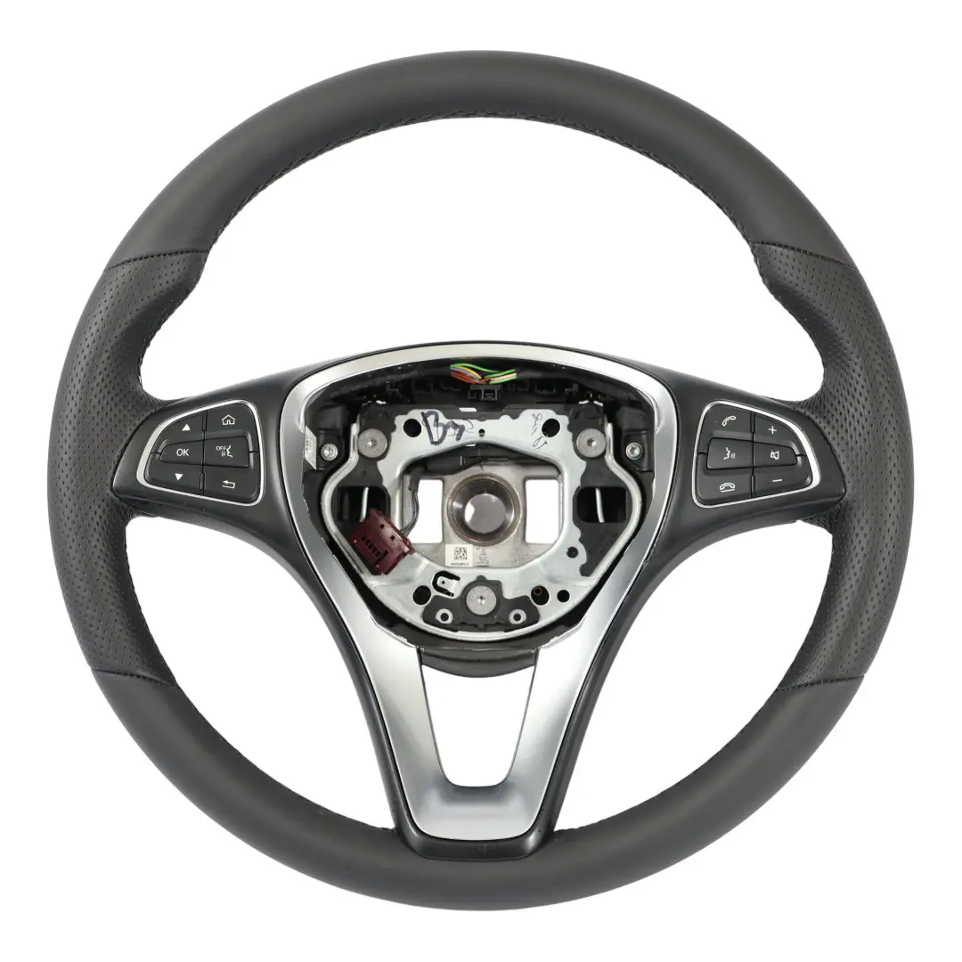 Steering Wheel Mercedes W205 X253 NEW Black Leather Multifunction to with Part number A0004601803 Steering Wheel Mercedes W205 X253 NEW Black Leather Multifunction - SKU A0004601803-1 - Part number A0004601803