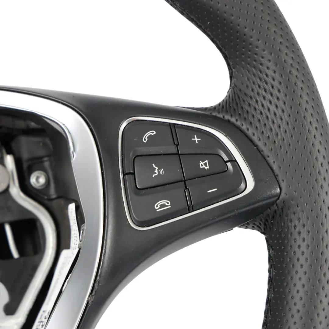 Steering Wheel Mercedes W205 X253 NEW Black Leather Multifunction to with Part number A0004601803 Steering Wheel Mercedes W205 X253 NEW Black Leather Multifunction - SKU A0004601803-1 - Part number A0004601803