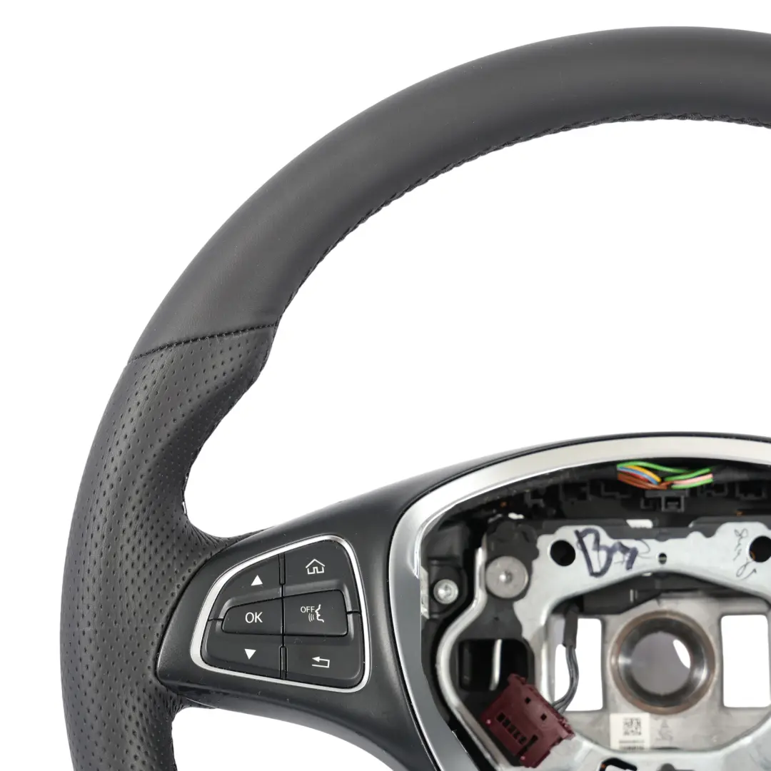 Mercedes W205 X253 Kierownica NOWA Czarna Skóra Multifunkcja - SKU A0004601803-1 - Numer Części A0004601803