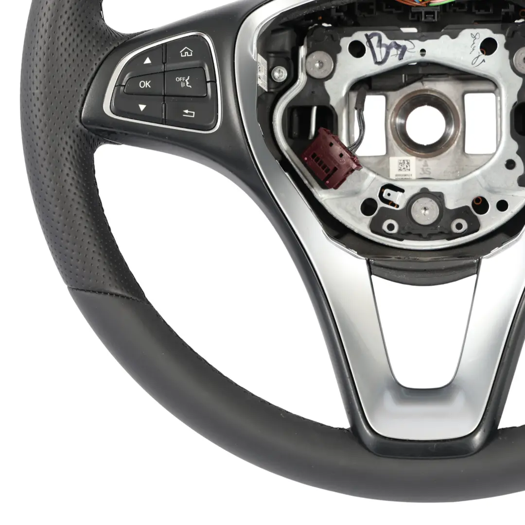 Kierownica NOWA Czarna Skóra Multifunkcja do Mercedes W205 X253 o numerze A0004601803 Mercedes W205 X253 Kierownica NOWA Czarna Skóra Multifunkcja - SKU A0004601803-1 - Numer Części A0004601803