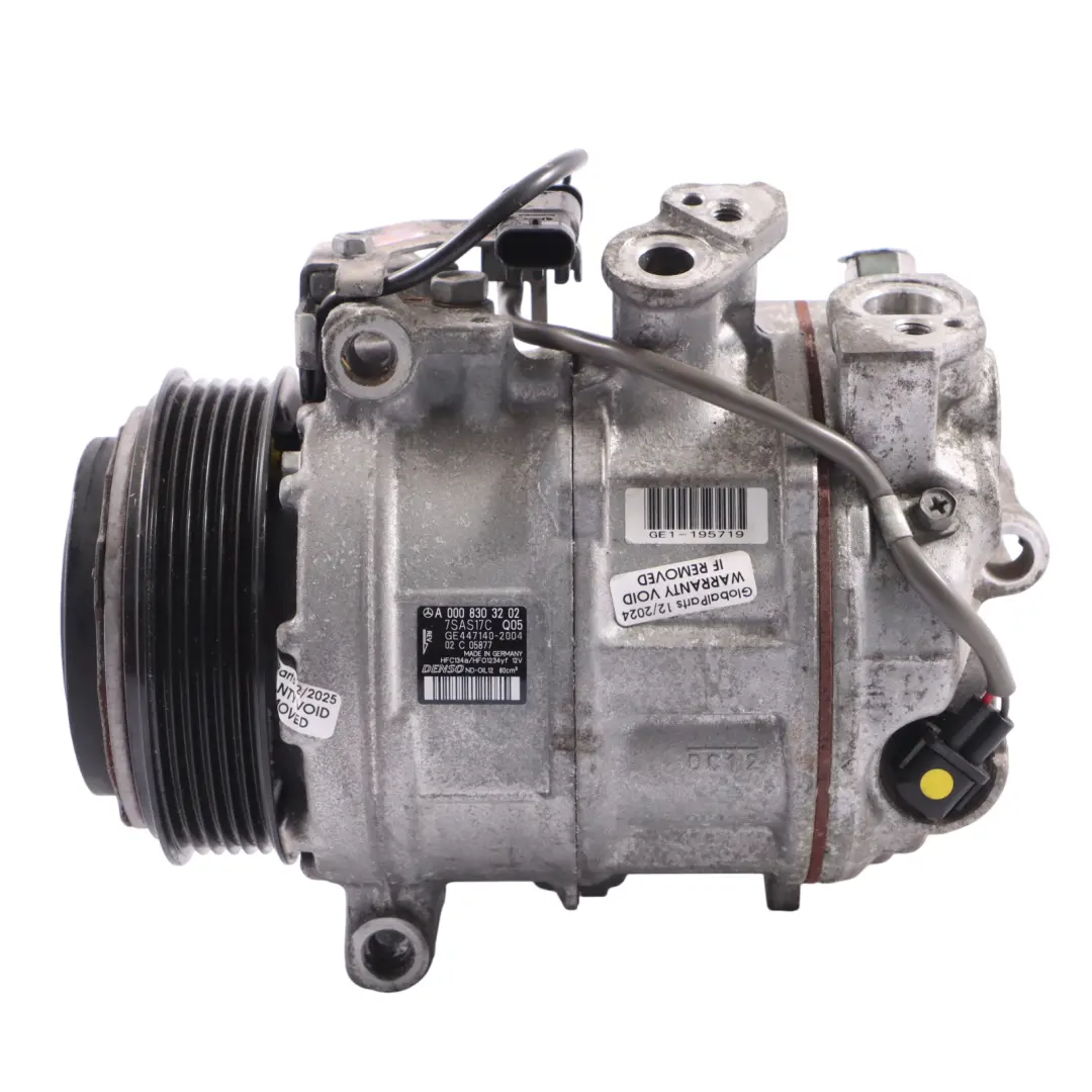 A/C Compressor Mercedes W213 W253 Air Conditioning Pump Electric to with Part number A0008303202 A/C Compressor Mercedes W213 W253 Air Conditioning Pump Electric - SKU A0008303202 - Part number A0008303202