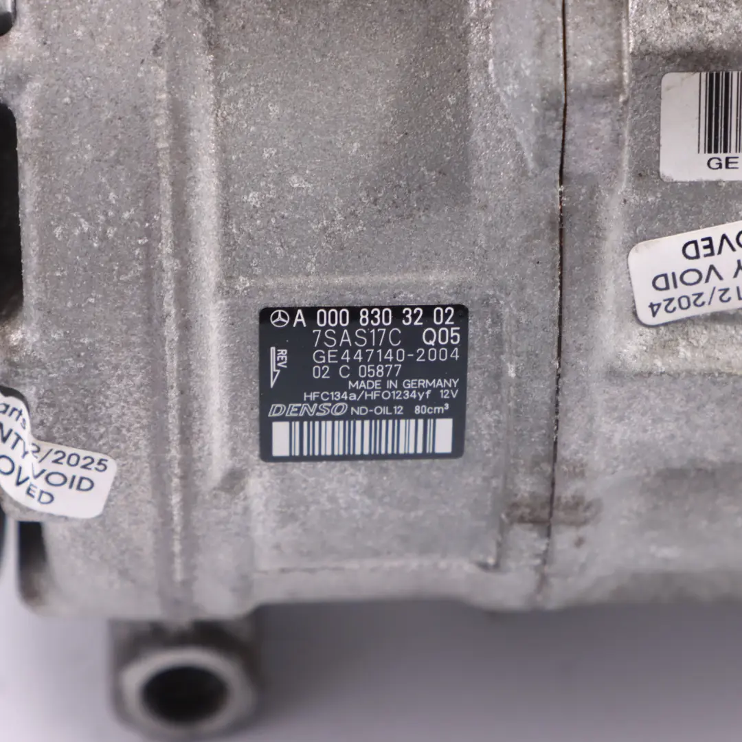  A/C Compressor Mercedes W213 W253 Air Conditioning Pump Electric - SKU A0008303202 - Part number A0008303202