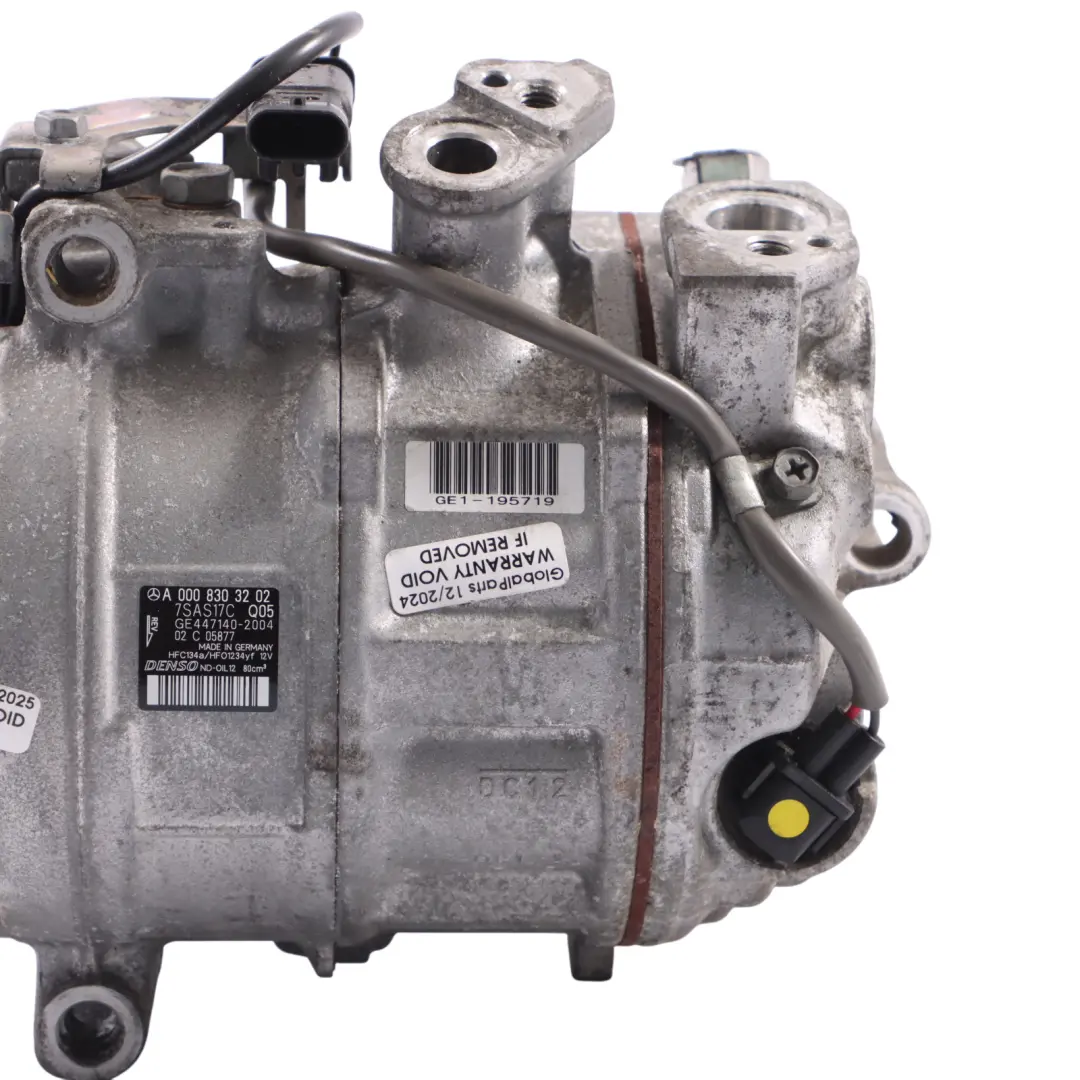A/C Compressor Mercedes W213 W253 Air Conditioning Pump Electric to with Part number A0008303202 A/C Compressor Mercedes W213 W253 Air Conditioning Pump Electric - SKU A0008303202 - Part number A0008303202