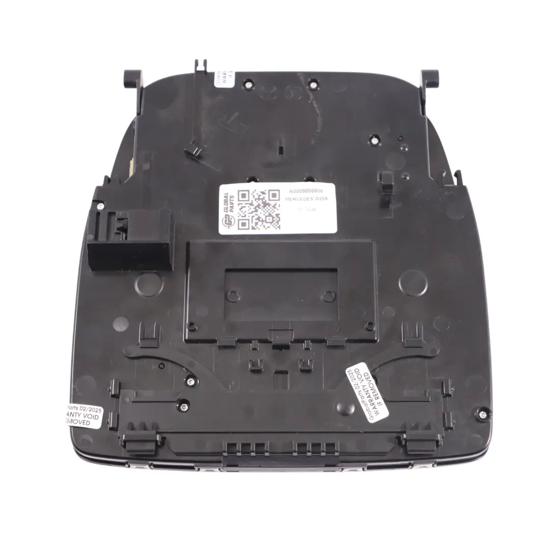 Interior Roof Light Reading Lamp Front to Mercedes W205 with Part number A0009000806 Mercedes W205 Interior Roof Light Reading Lamp Front - SKU A0009000806 - Part number A0009000806