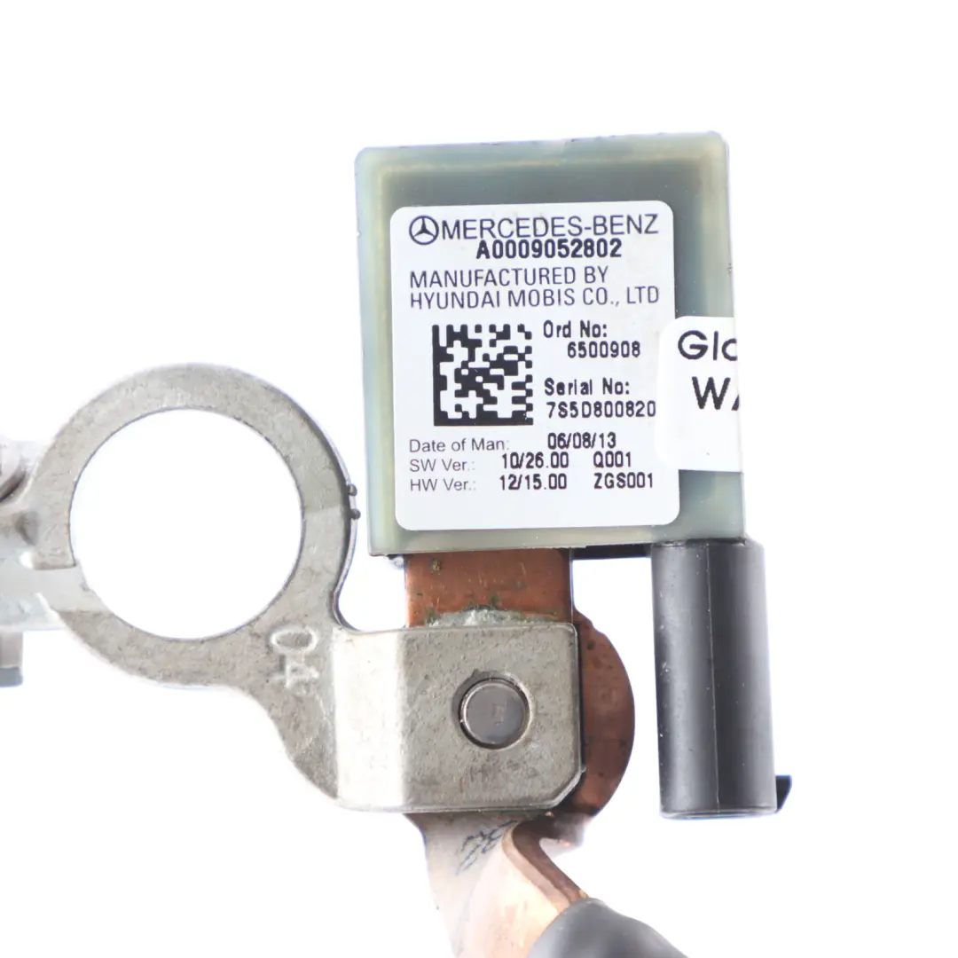 Mercedes W212 Negative Battery Terminal Cable Wire - SKU A0009052802 - Part number A0009052802