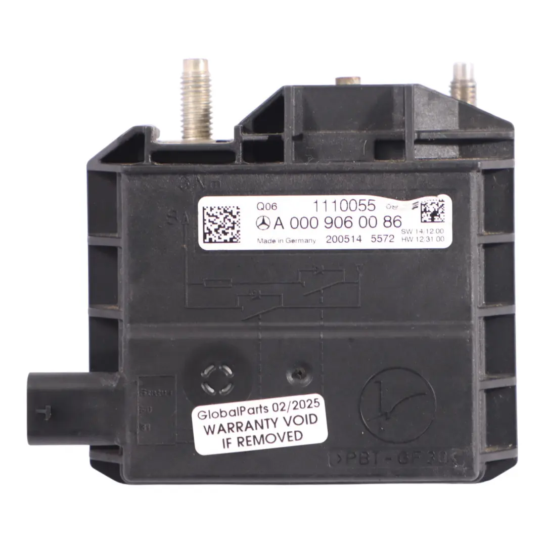 Boîtier Distribution Énergie Unité Commande Électrique pour Mercedes W205 à propos du numéro de pièce A0009060086 Mercedes W205 Boîtier Distribution Énergie Unité Commande Électrique - SKU A0009060086 - Numéro de pièce A0009060086