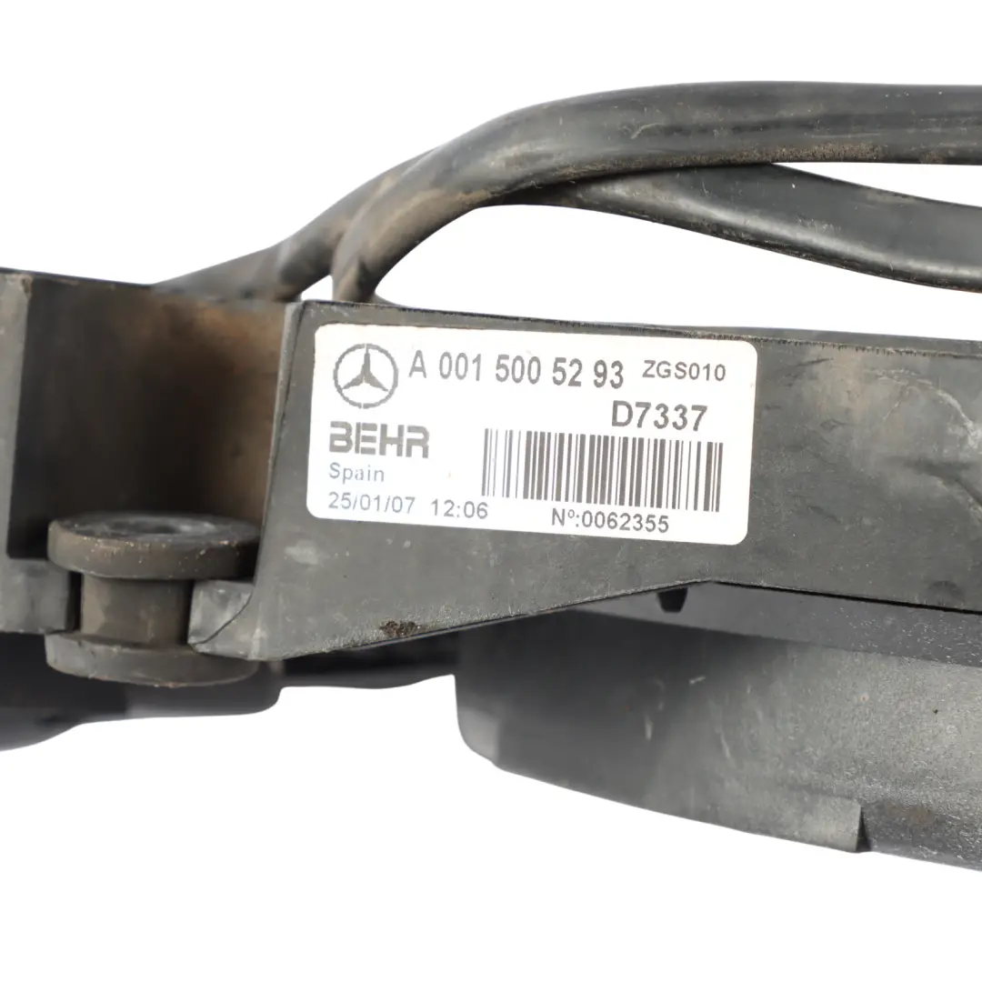 Mercedes W639 2.2 Diesel Motor de la cubierta Refrigeración Radiador Ventilador - SKU A0015005293-1 - Número de pieza A0015005293