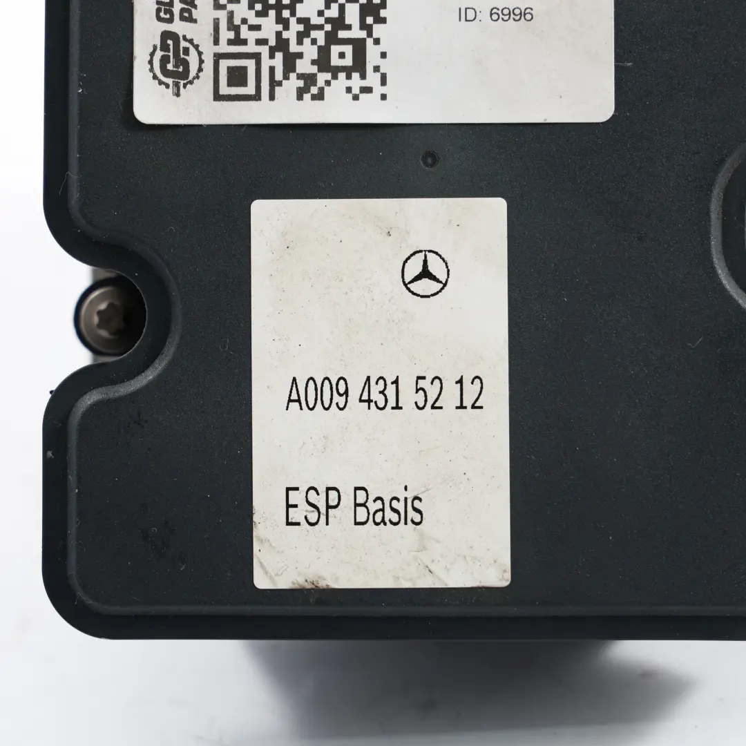 Mercedes W176 Module De Commande Hydraulique De Pompe De Frein ABS - SKU A0094315212 - Numéro de pièce A0094315212