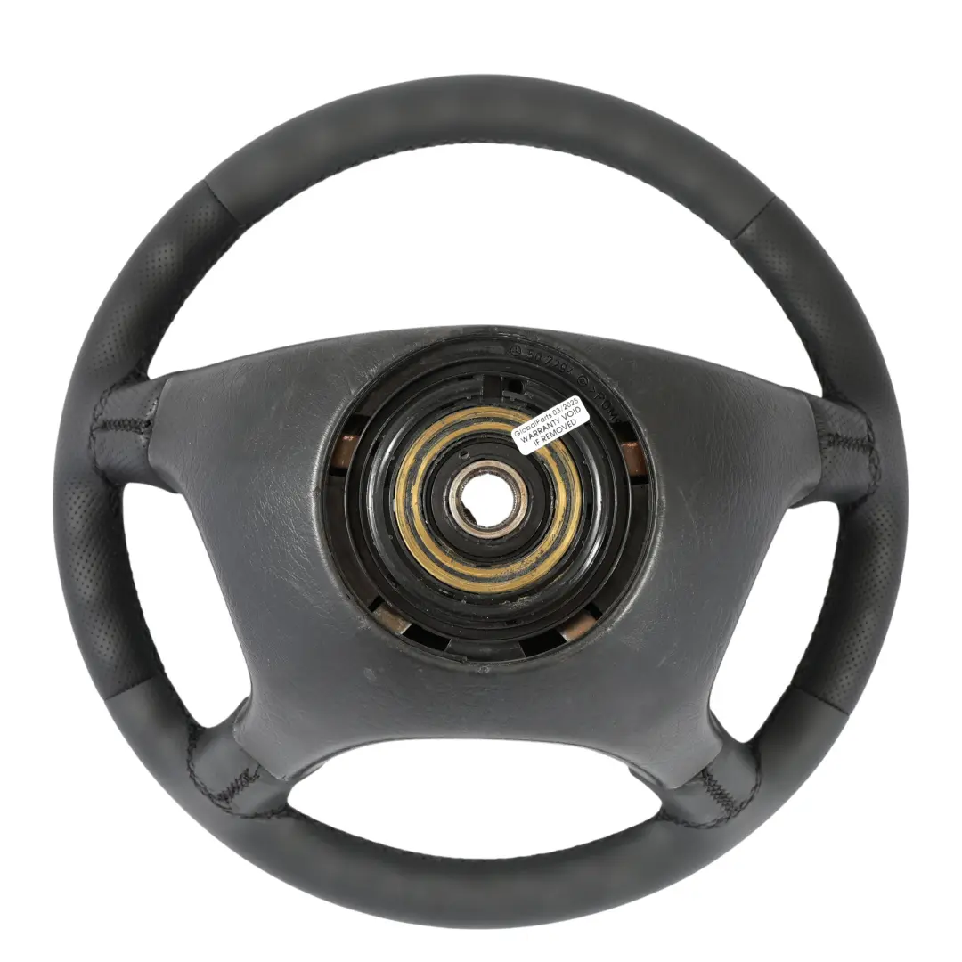 Leather Steering Wheel Black Threads to Mercedes W124 C124 NEW Black with Part number A1294601903 Mercedes W124 C124 NEW Black Leather Steering Wheel Black Threads - SKU A1294601903-1 - Part number A1294601903