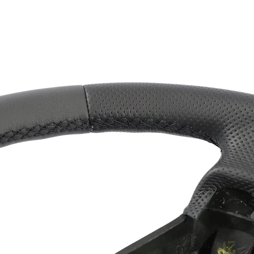 Mercedes W124 C124 NEW Black Leather Steering Wheel Black Threads - SKU A1294601903-1 - Part number A1294601903