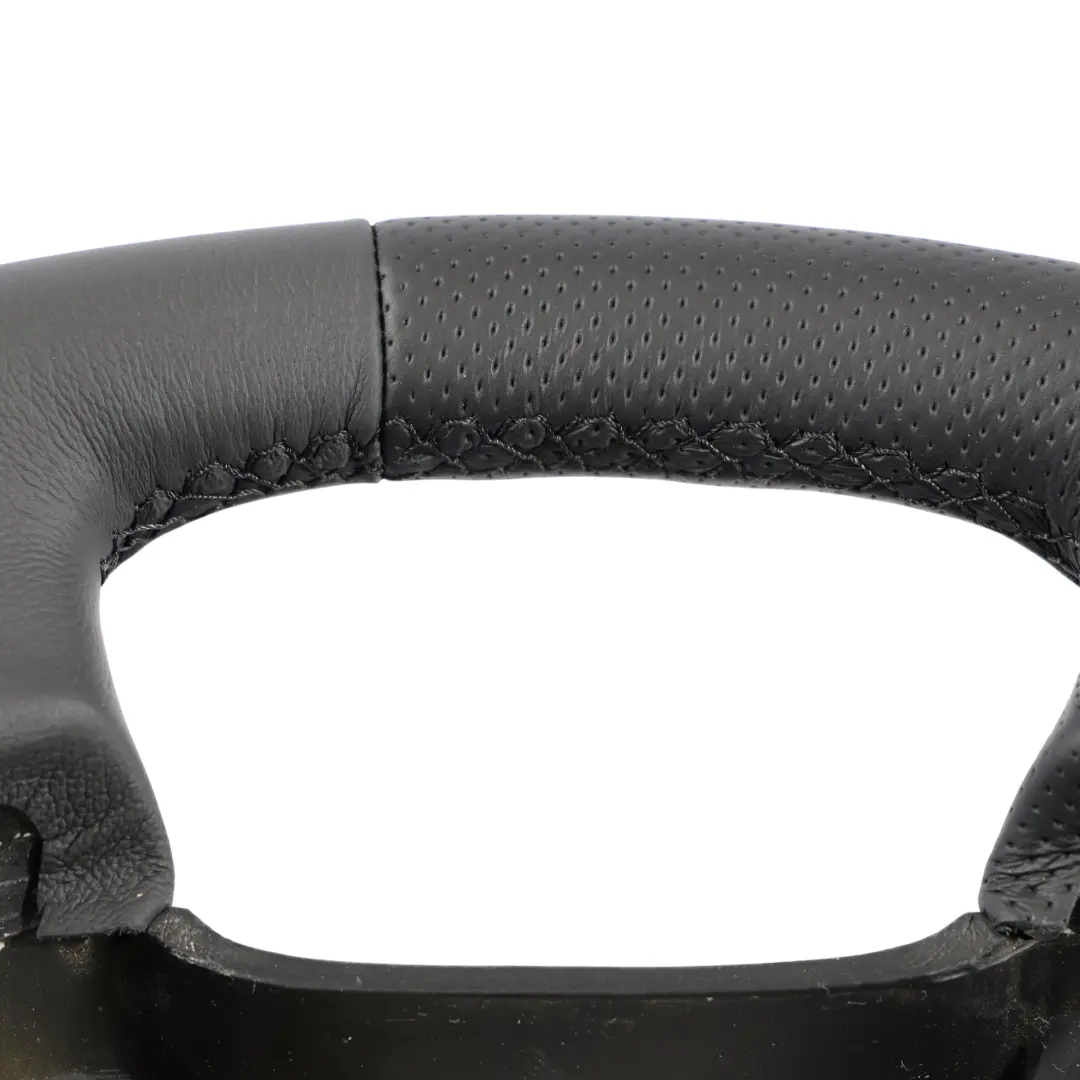 Mercedes W124 C124 NEW Black Leather Steering Wheel Black Threads - SKU A1294601903-1 - Part number A1294601903