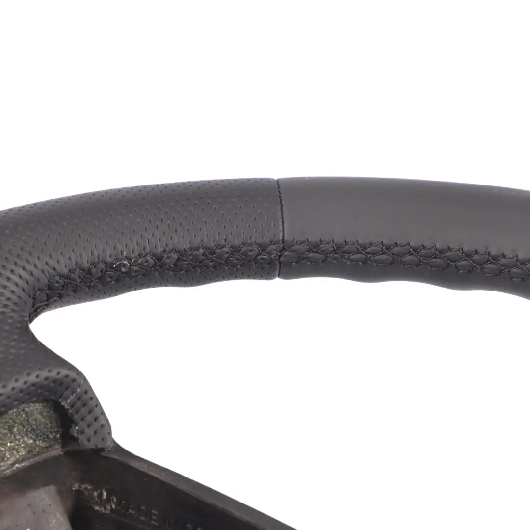 Mercedes W124 S124 C124 NEW Black Leather Steering Wheel Black Threads - SKU A1404605303-1 - Part number A1404605303