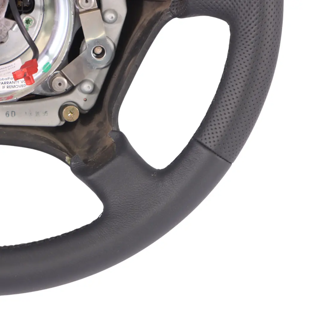 NUEVO Volante De Cuero Negro Hilos Negros para Mercedes W124 S124 C124 con número de pieza A1404605303 Mercedes W124 S124 C124 NUEVO Volante De Cuero Negro Hilos Negros - SKU A1404605303-1 - Número de pieza A1404605303
