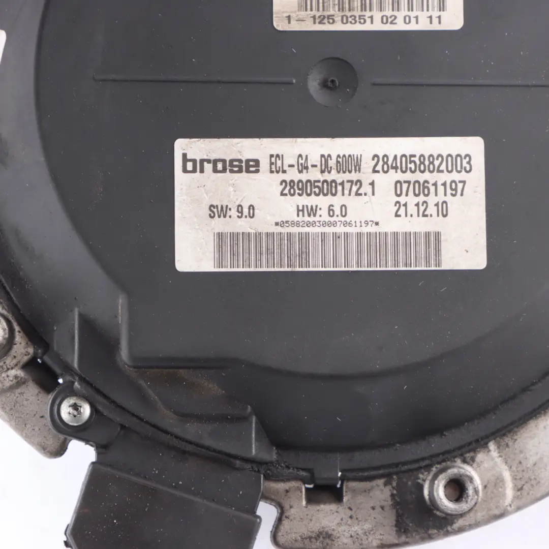 Cooling Radiator Fan Motor 600W to Mercedes W164 Engine with Part number A1645000493 Mercedes W164 Engine Cooling Radiator Fan Motor 600W - SKU A1645000493-2 - Part number A1645000493