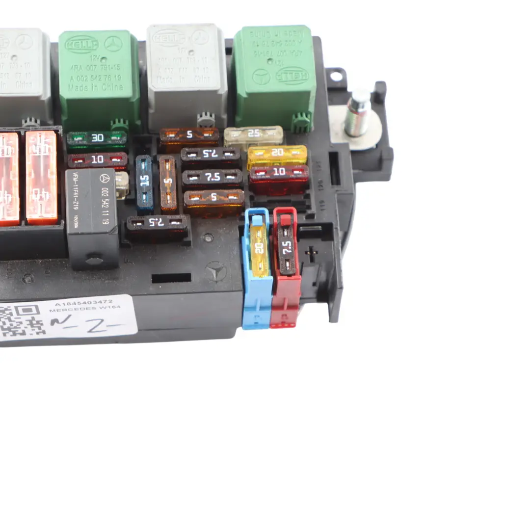 Sicherungs Kasten Relais Modul Einheit für Mercedes W164 mit Teilenummer A1645403472 Mercedes W164 Sicherungs Kasten Relais Modul Einheit - SKU A1645403472 - Teilenummer A1645403472