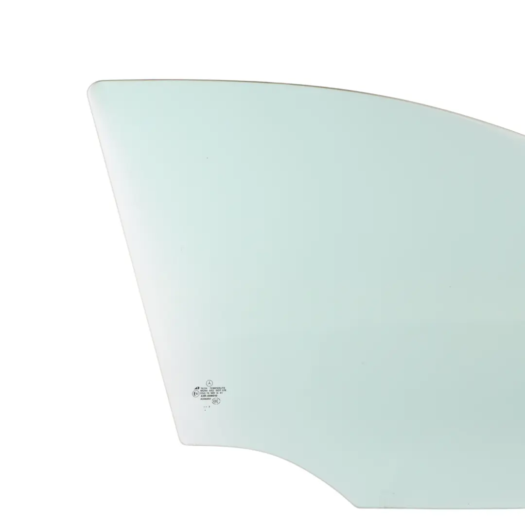 Door Window Front Right O/S Glass Glazing Green AS2 to Mercedes W164 with Part number A1647251010 Mercedes W164 Door Window Front Right O/S Glass Glazing Green AS2 - SKU A1647251010 - Part number A1647251010