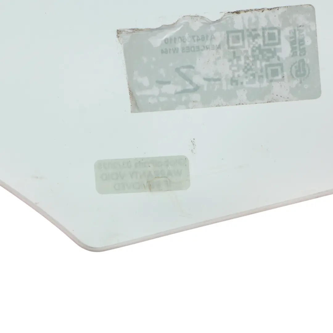 Door Window Glass Rear Left N/S Glazing Green AS2 to Mercedes W164 with Part number A1647350110 Mercedes W164 Door Window Glass Rear Left N/S Glazing Green AS2 - SKU A1647350110 - Part number A1647350110
