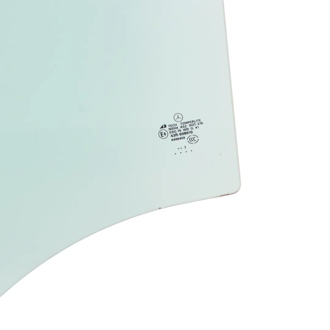 Mercedes W164 Door Window Glass Rear Left N/S Glazing Green AS2 - SKU A1647350110 - Part number A1647350110