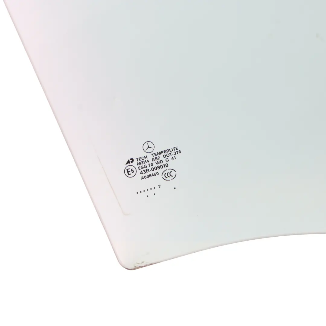 Door Window Glass Rear Right O/S Glazing Green AS2 to Mercedes W164 with Part number A1647350210 Mercedes W164 Door Window Glass Rear Right O/S Glazing Green AS2 - SKU A1647350210 - Part number A1647350210