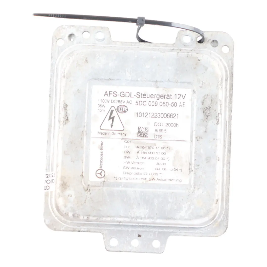 Headlight Ballast Mercedes ML W164 GL X164 Xenon Control Unit Module to with Part number A1648704126 Headlight Ballast Mercedes ML W164 GL X164 Xenon Control Unit Module - SKU A1648704126 - Part number A1648704126