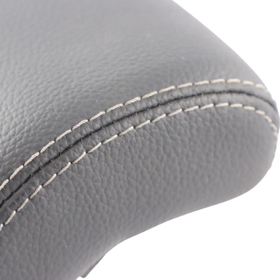 Mercedes W164 Rear Seat Headrest Middle Black Leather Head Rest - SKU A1649704650 - Part number A1649704650