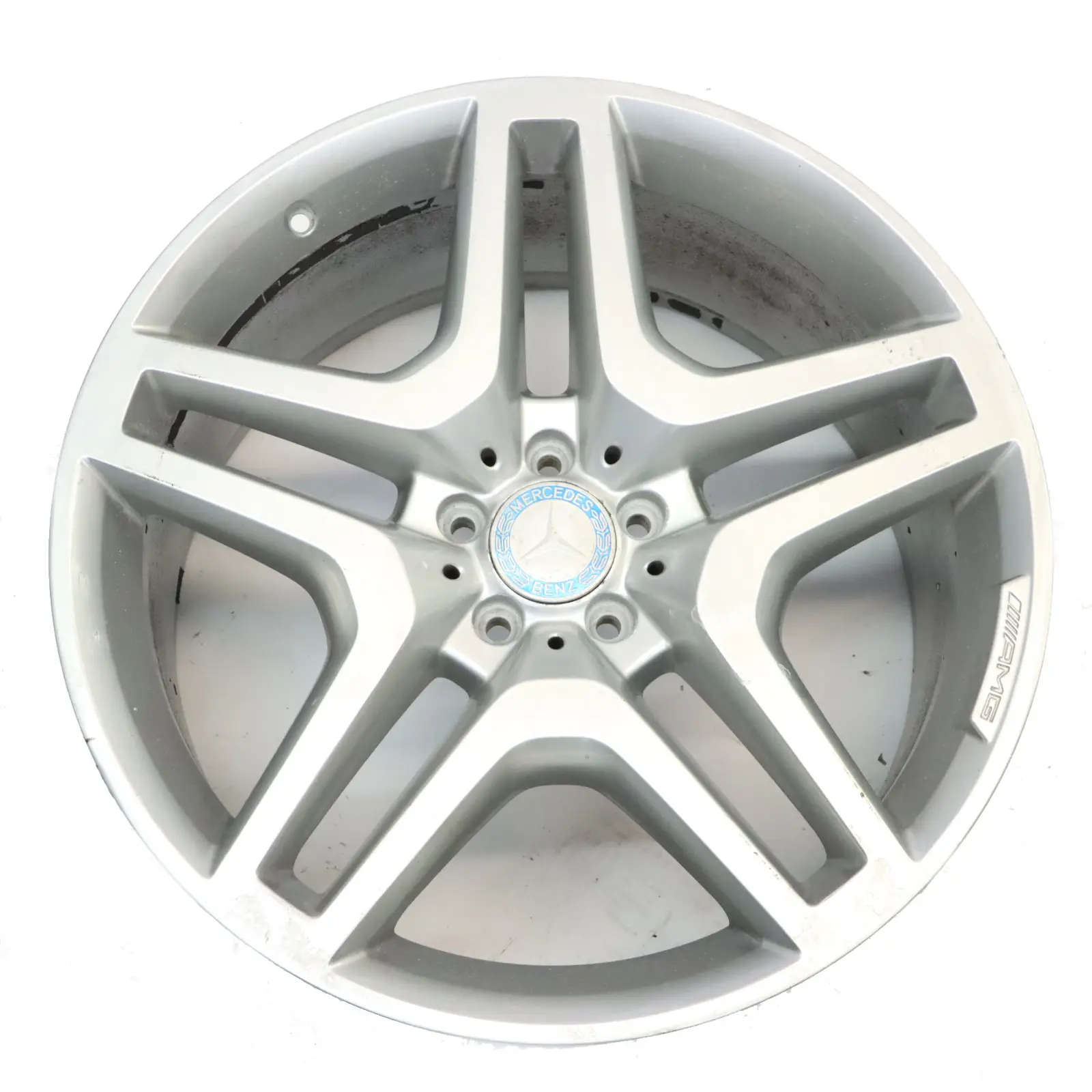 Cerchio Lega Mercedes ML W166 AMG Argento 21" Raggi Stella 10J ET:46 A1664012502