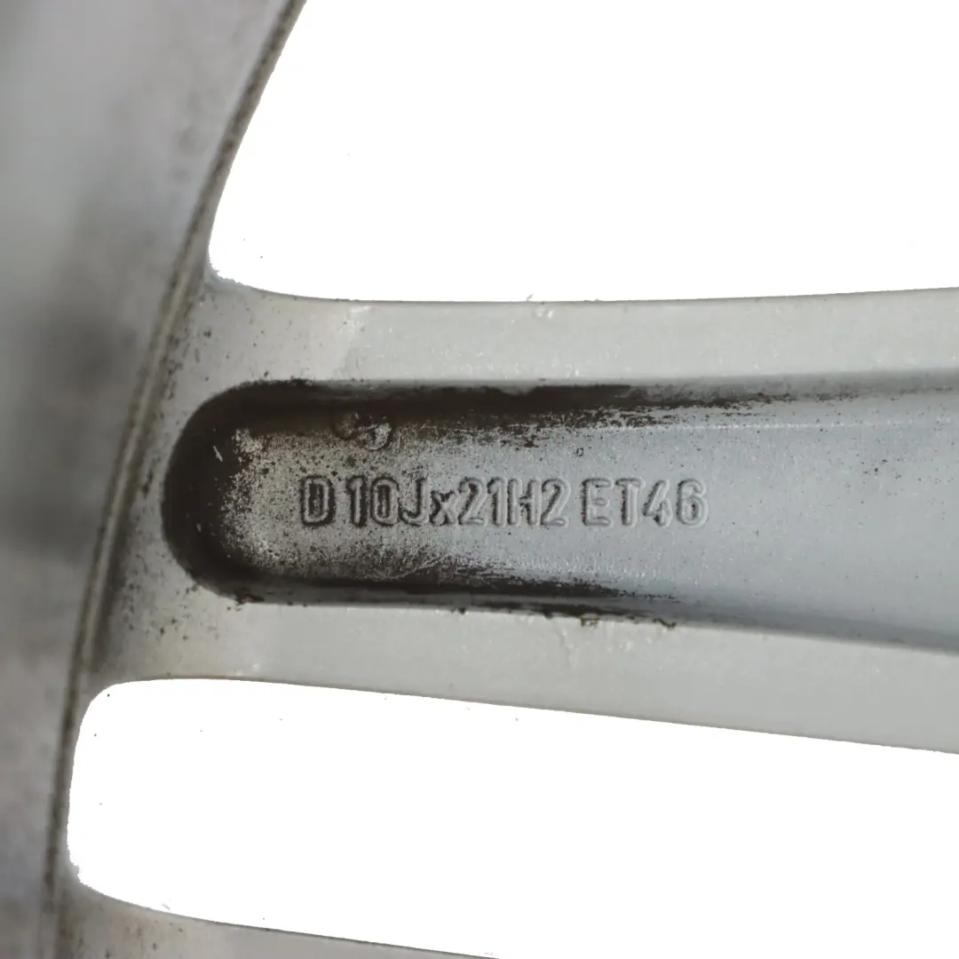 Mercedes ML W166 AMG Llanta Aleación Plateada 21" Spoke 10J ET:46 - SKU A1664012502-2 - Número de pieza A1664012502