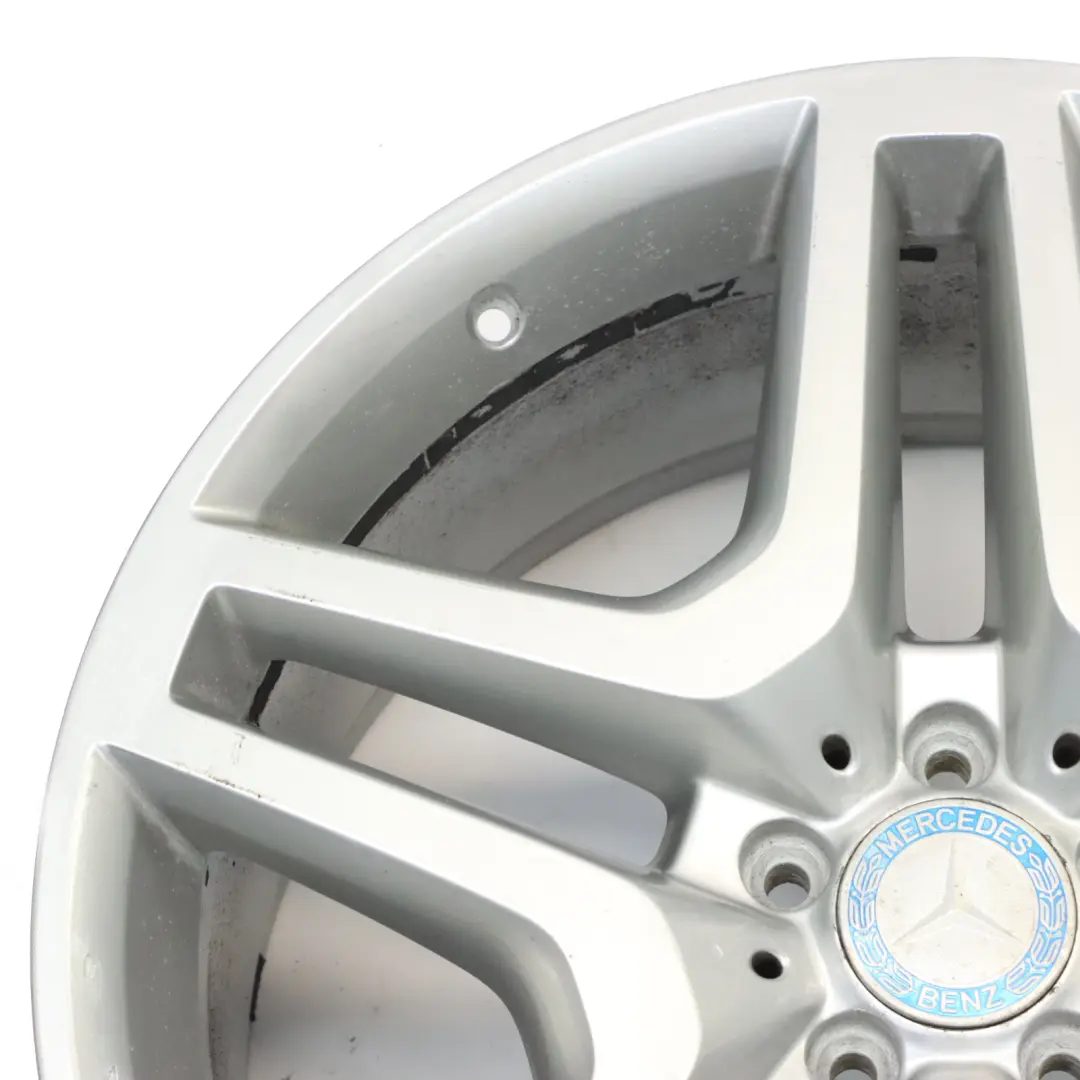 Llanta Aleación Plateada 21" Spoke 10J ET:46 para Mercedes ML W166 AMG con número de pieza A1664012502 Mercedes ML W166 AMG Llanta Aleación Plateada 21" Spoke 10J ET:46 - SKU A1664012502-2 - Número de pieza A1664012502