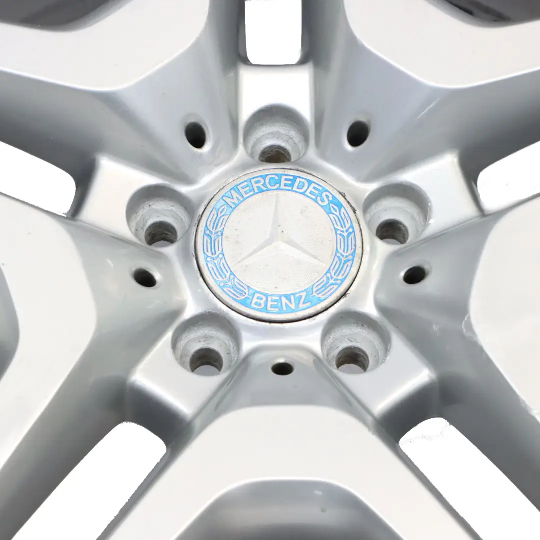 Mercedes ML W166 AMG Jante Alliage Argent 21" Rayon Étoile 10J ET:46 - SKU A1664012502-2 - Numéro de pièce A1664012502