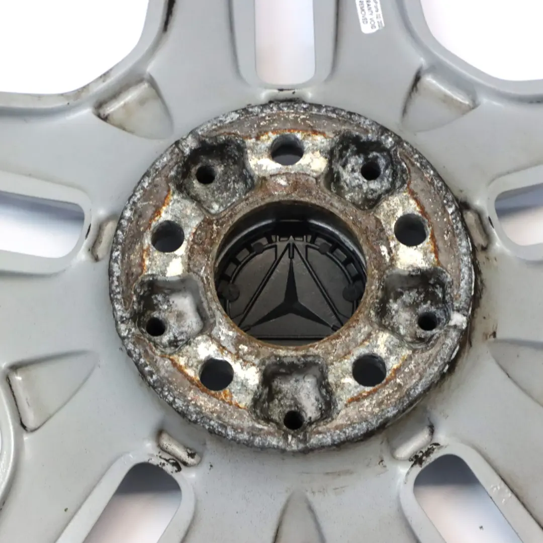 Alloy Wheel Rim 21" Star Spoke 10J ET:46 to Mercedes ML W166 AMG Silver with Part number A1664012502 Mercedes ML W166 AMG Silver Alloy Wheel Rim 21" Star Spoke 10J ET:46 - SKU A1664012502-3 - Part number A1664012502