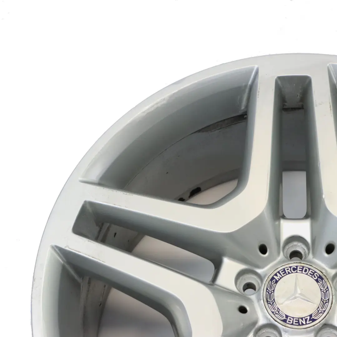 Alloy Wheel Rim 21" Star Spoke 10J ET:46 to Mercedes ML W166 AMG Silver with Part number A1664012502 Mercedes ML W166 AMG Silver Alloy Wheel Rim 21" Star Spoke 10J ET:46 - SKU A1664012502-3 - Part number A1664012502