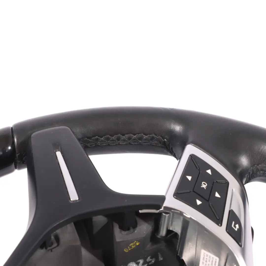 Steering Wheel Mercedes W166 W463 Leather Piano Black Designo Paddle Shift to with Part number A1664601918 Steering Wheel Mercedes W166 W463 Leather Piano Black Designo Paddle Shift - SKU A1664601918 - Part number A1664601918