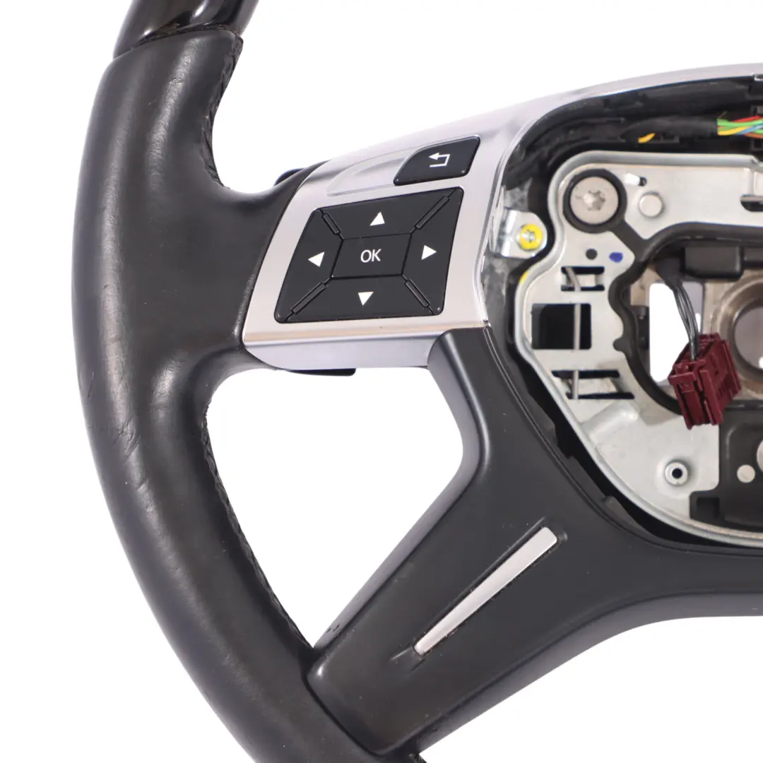 Volante Mercedes W166 W463 Cuero Piano Negro Designo Palanca de Cambio - SKU A1664601918 - Número de pieza A1664601918