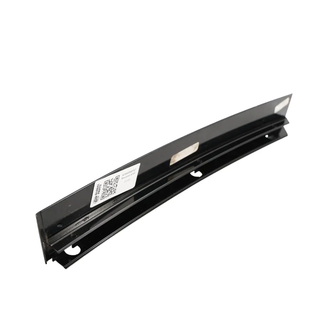 Mercedes X166 Door Trim Strip Rear Left High Gloss Black - SKU A1666900787 - Part number A1666900787