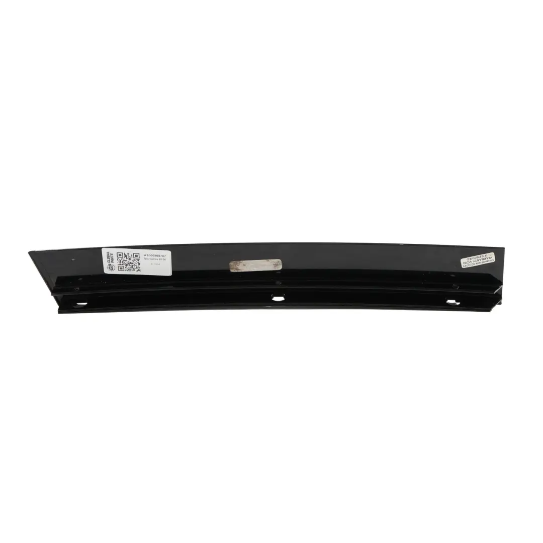 Mercedes X166 Door Trim Strip Rear Left High Gloss Black - SKU A1666900787 - Part number A1666900787
