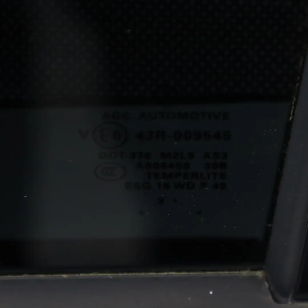 Mercedes ML X166 Door Rear Left N/S Obsidian Black Metallic - 197 - SKU A1667300305-OB - Part number A1667300305