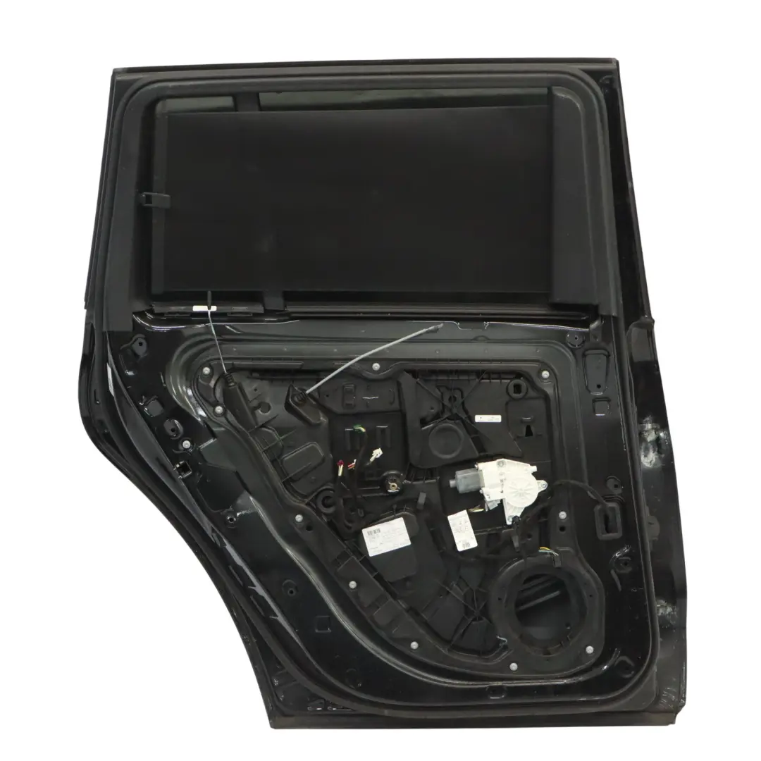 Mercedes ML X166 Door Rear Left N/S Obsidian Black Metallic - 197 - SKU A1667300305-OB - Part number A1667300305