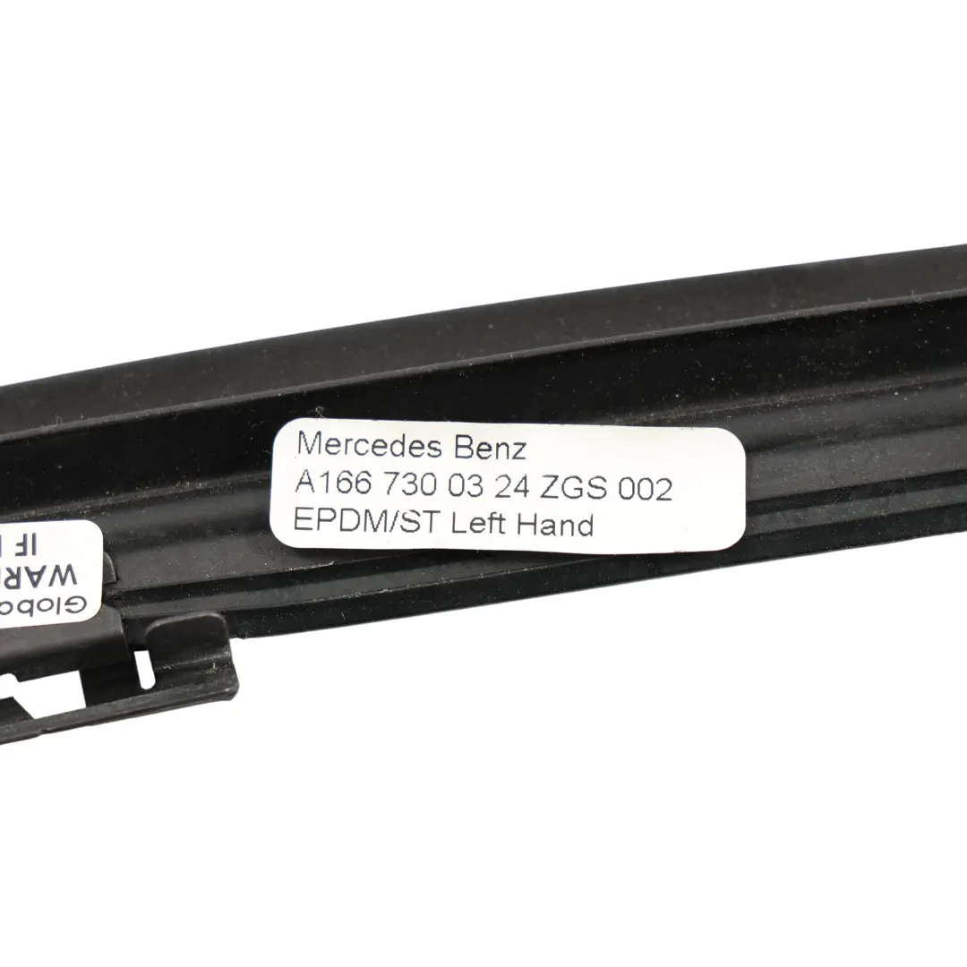 Mercedes GL X166 Rear Left N/S Window Rail Sealing Strip Trim - SKU A1667300324 - Part number A1667300324