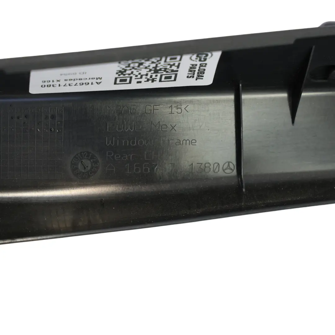 Mercedes GL X166 Rear Left Door N/S Window Sealing Frame - SKU A1667371380 - Part number A1667371380