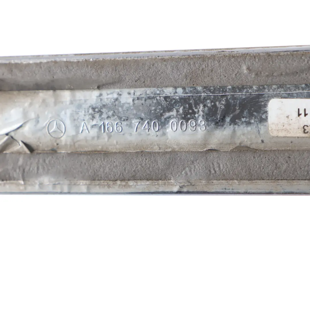 Boot Trunk Lid Handle Strip Bar Trim Panel Chrome to Mercedes X166 with Part number A1667400093 Mercedes X166 Boot Trunk Lid Handle Strip Bar Trim Panel Chrome - SKU A1667400093 - Part number A1667400093