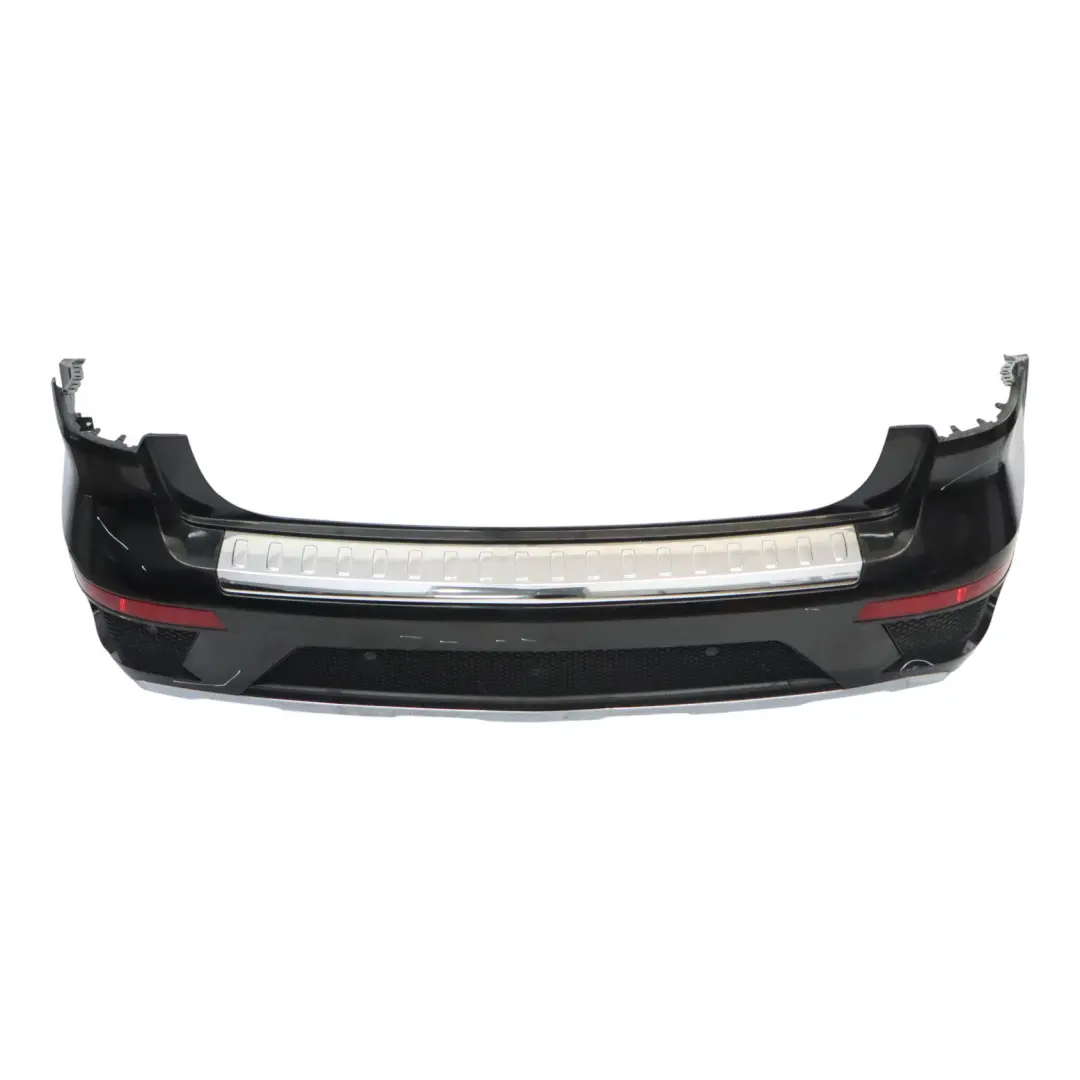 Mercedes X166 Bumper Rear Trim Panel Covering AMG Obsidian Black Metallic - 197 - SKU A1668856725-OB - Part number A1668856725