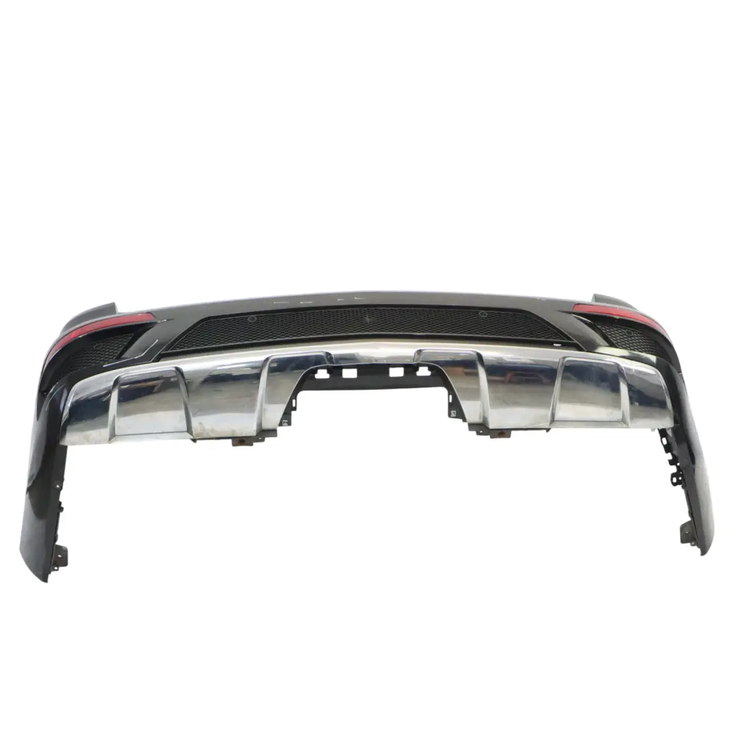 Mercedes X166 Bumper Rear Trim Panel Covering AMG Obsidian Black Metallic - 197 - SKU A1668856725-OB - Part number A1668856725