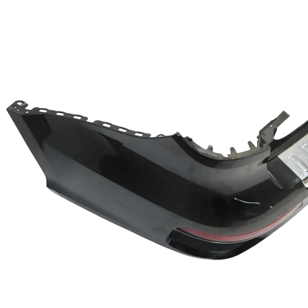 Mercedes X166 Bumper Rear Trim Panel Covering AMG Obsidian Black Metallic - 197 - SKU A1668856725-OB - Part number A1668856725