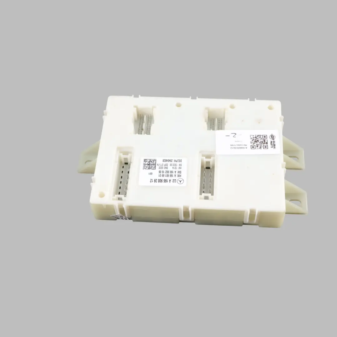 SAM Control Fuse Box Module Unit ECU to Mercedes X166 Rear with Part number A1669003912 Mercedes X166 Rear SAM Control Fuse Box Module Unit ECU - SKU A1669003912 - Part number A1669003912