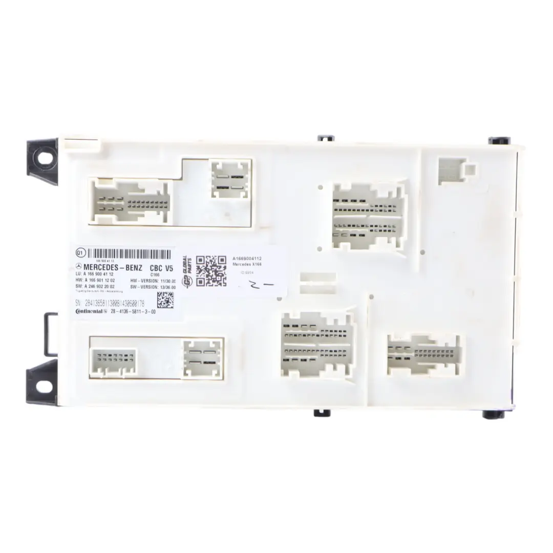 SAM Control Module Unit to Mercedes X166 with Part number A1669004112 Mercedes X166 SAM Control Module Unit - SKU A1669004112 - Part number A1669004112